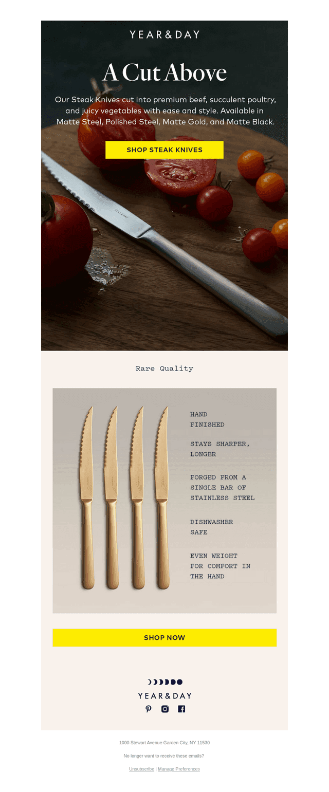 Back in Stock: Steak Knives