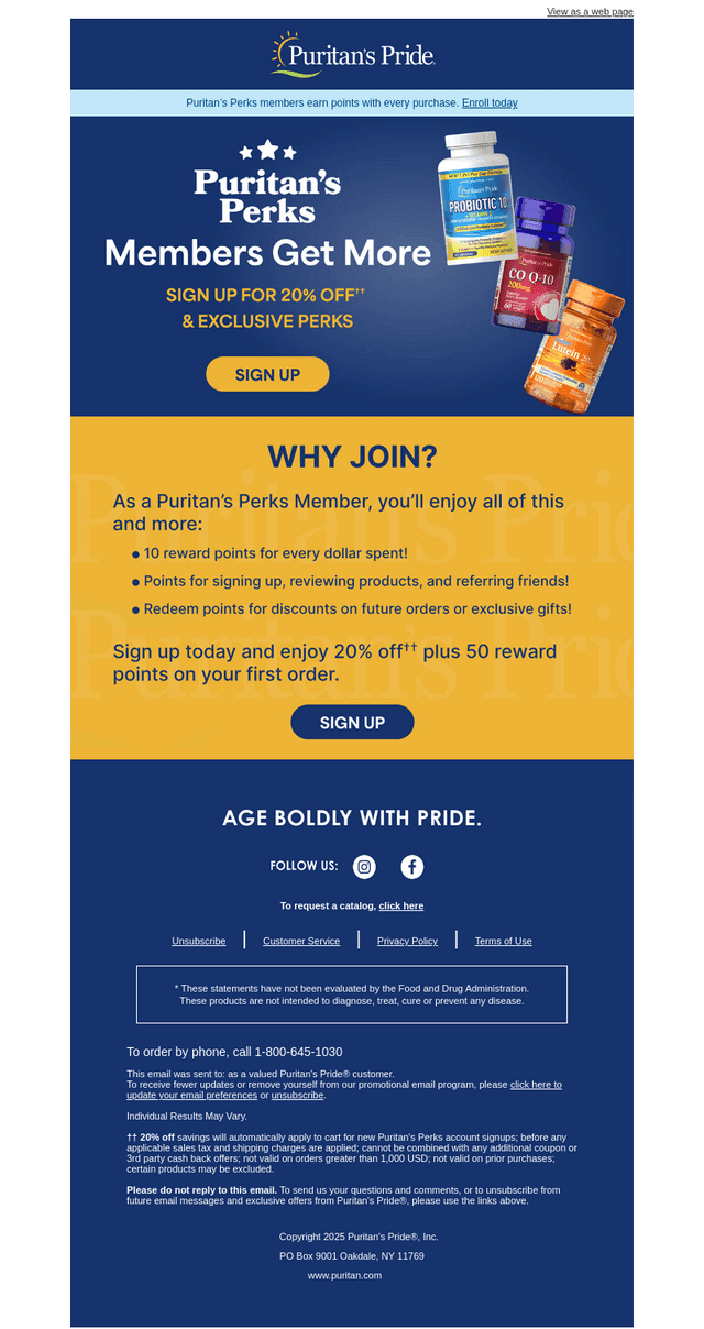 Want Perks? Get in Now & Save 20%!
