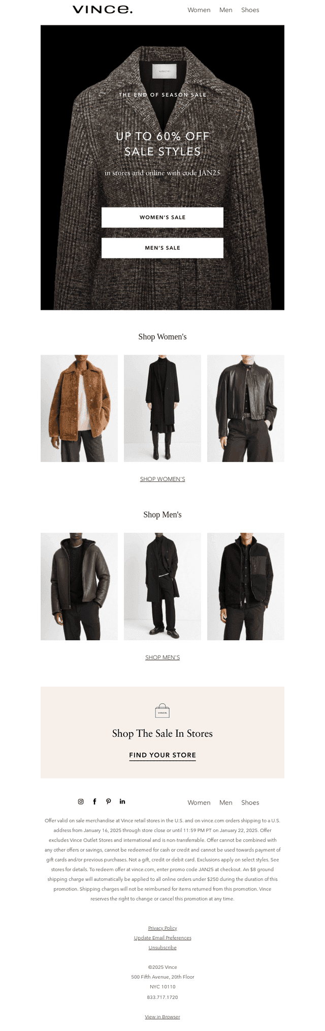 Up To 60% Off Outerwear