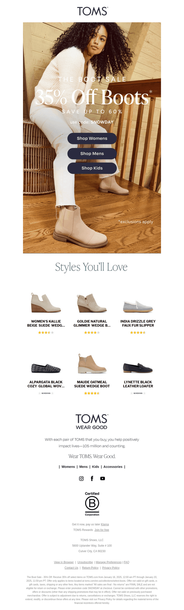 You Can’t Beat These Boot Savings!
