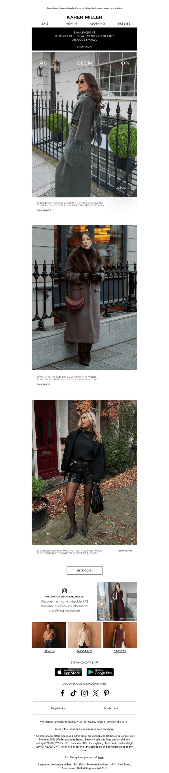 As Seen On | Coats Edit