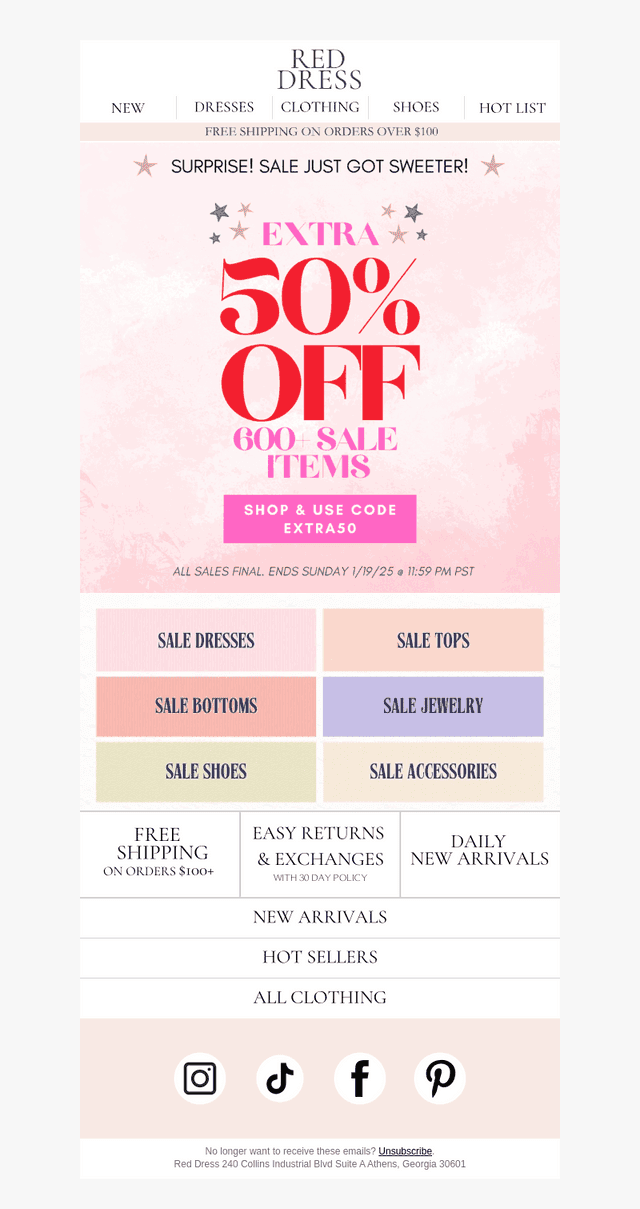 Hurry! 50% OFF sale this weekend only!✨