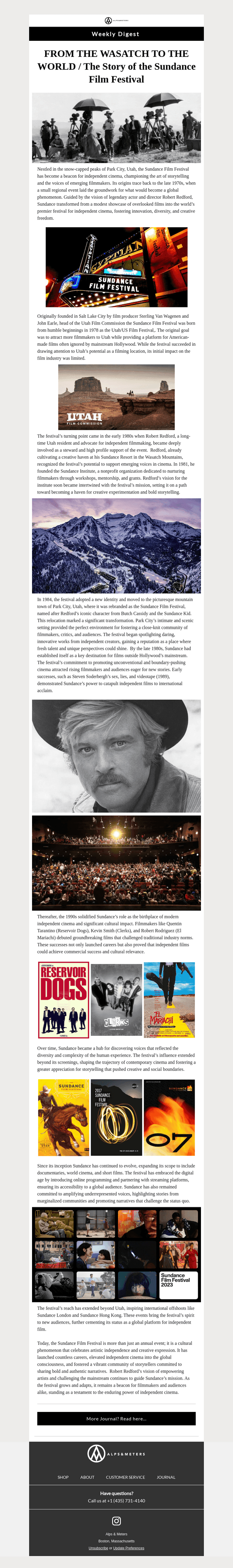 FROM THE WASATCH TO THE WORLD