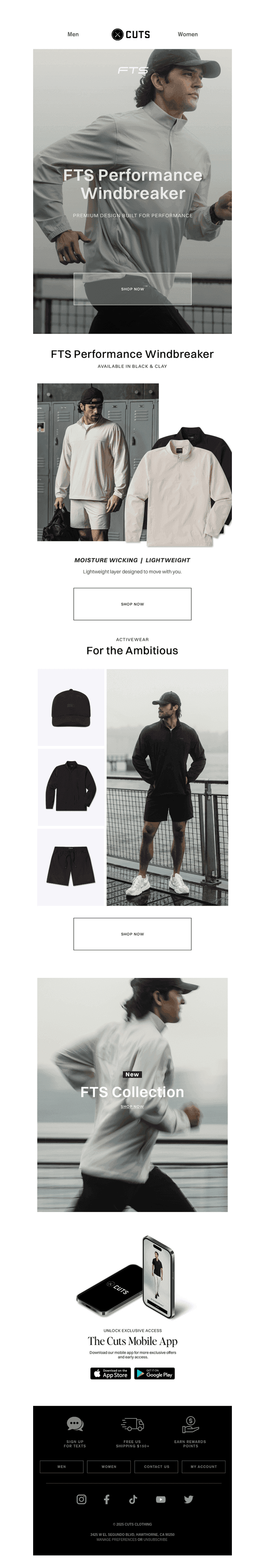 NEW: FTS Performance Windbreaker