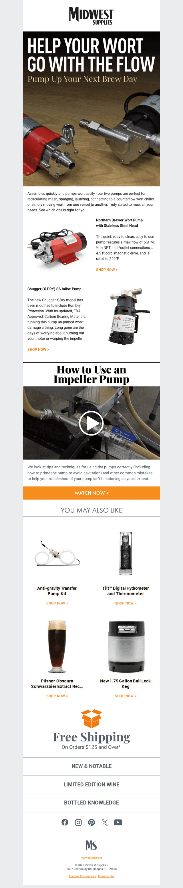 Make Brew Day a Breeze with an Impeller Pump
