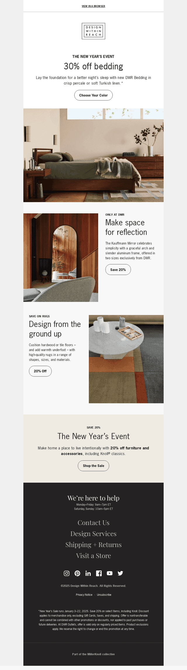 20% off finishing touches