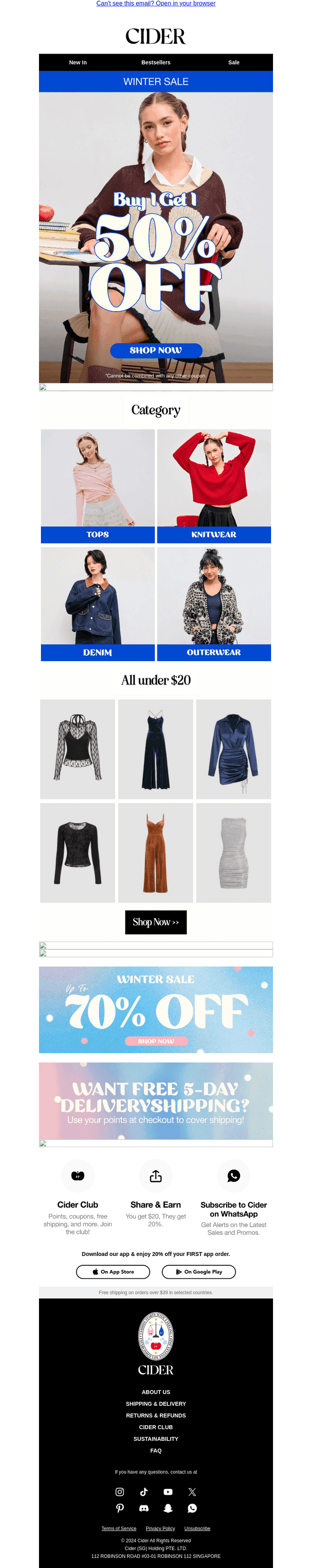 CATEGORY IS: SALE