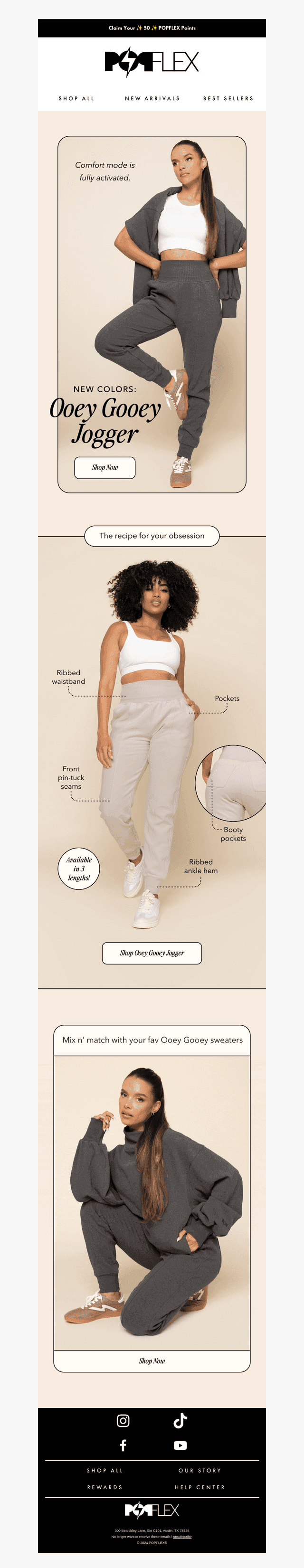 BACK NOW: Ooey Gooey Joggers 🧈