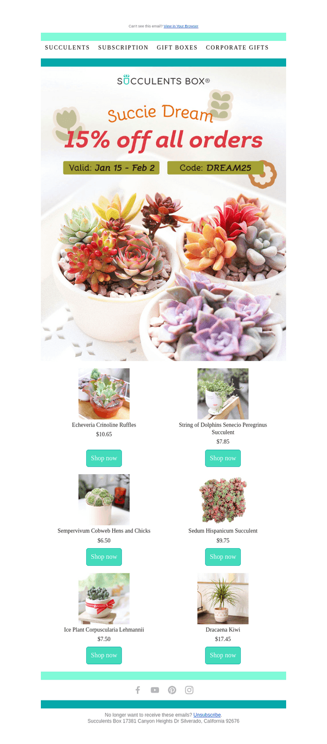 Time to Green Up – Save 15% 🌿