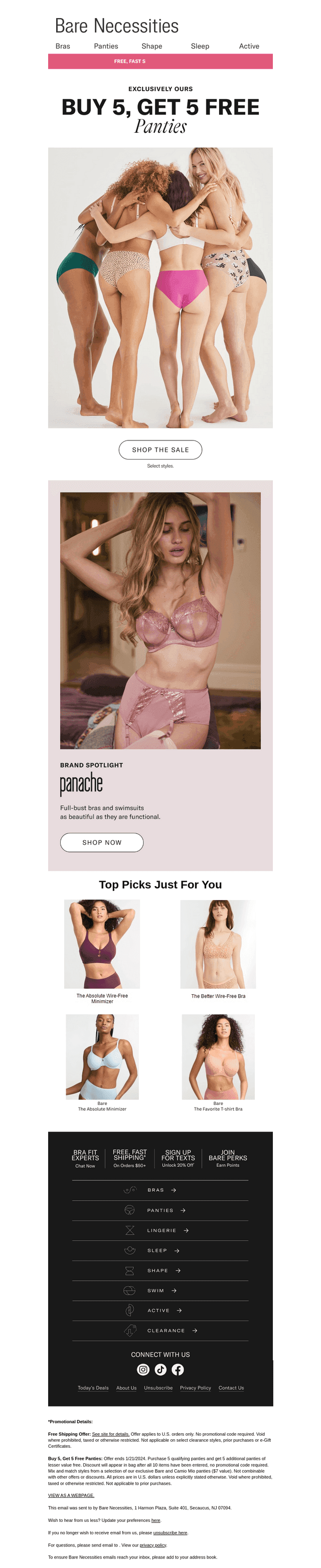 You're Getting 5 Panties For Free!