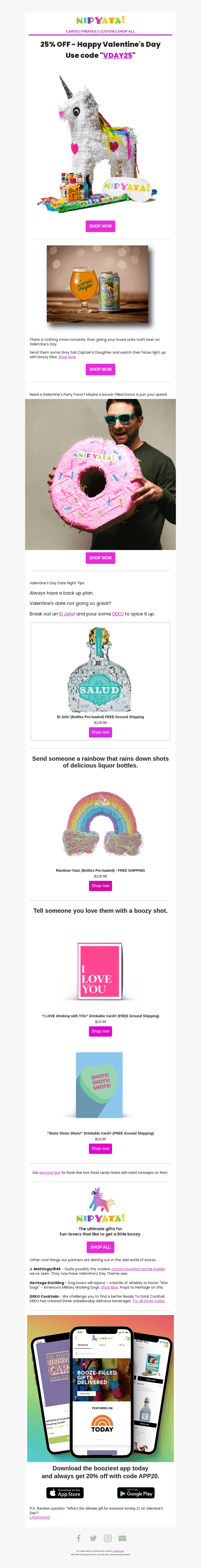 25% Off With "VDAY25" 💕