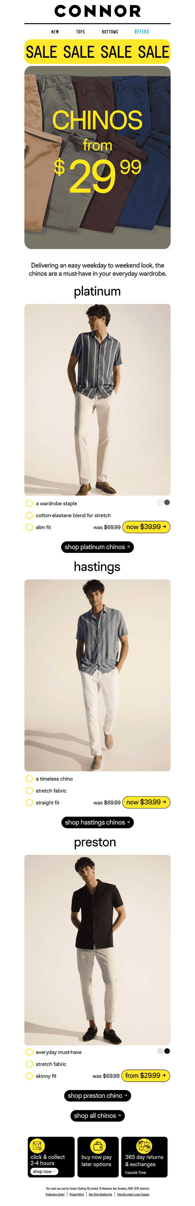A Wardrobe Staple | Chinos From $29.99