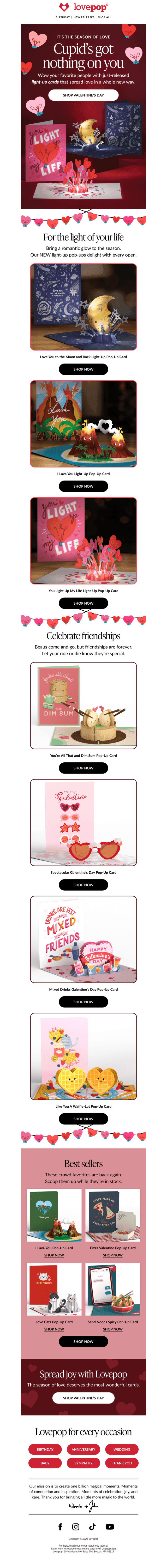 Light up their Valentine’s Day—don’t wait!
