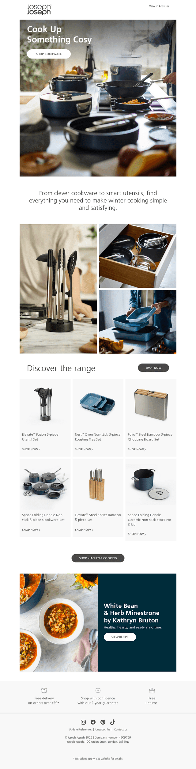 Comfort cooking made easy