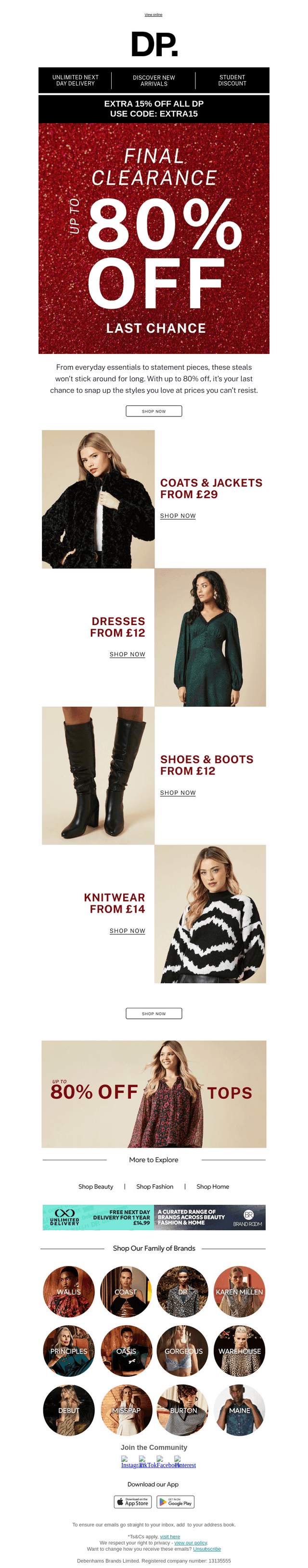 Final Call: Up to 80% Off Ends Soon!