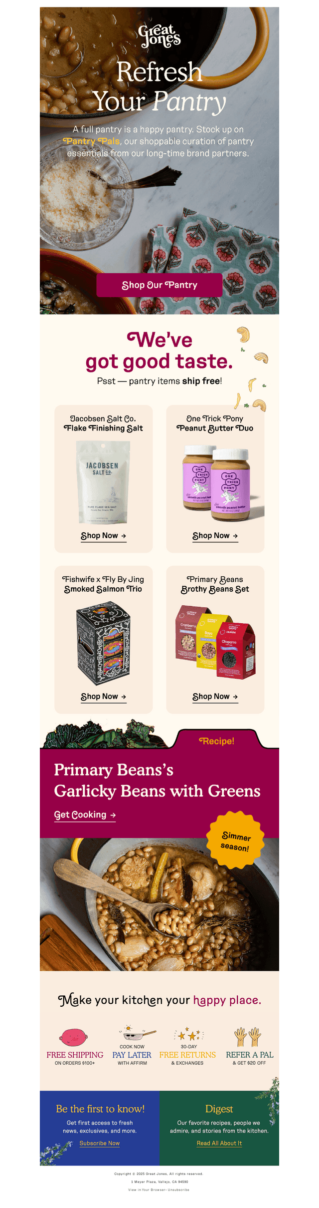 Refresh your pantry 🥫
