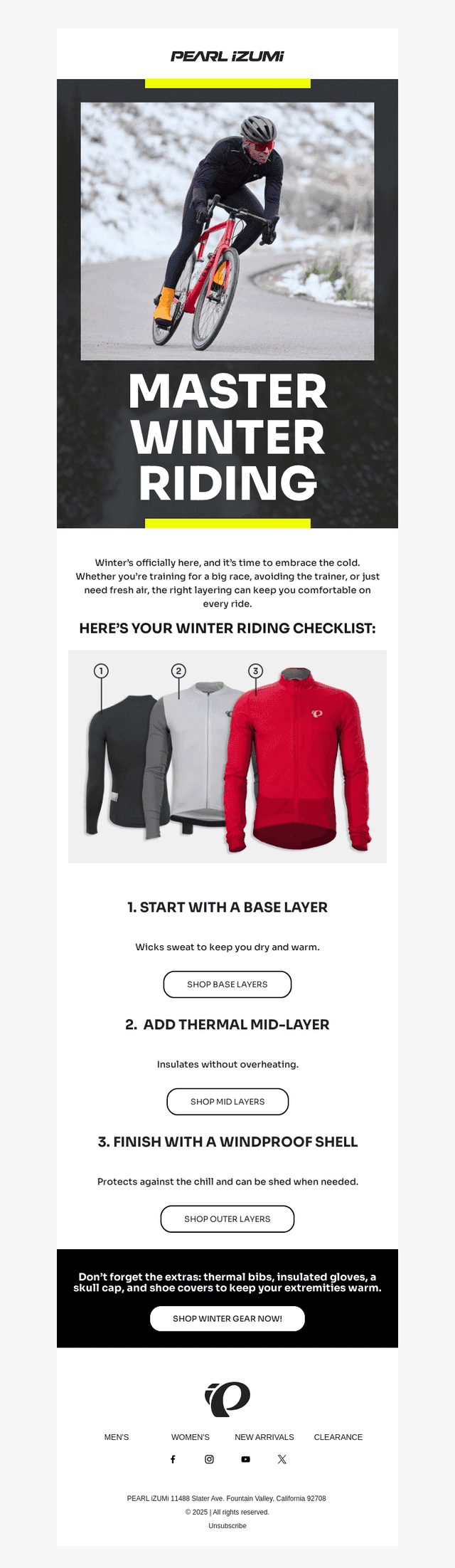 Winter Riding Checklist: Expert Layers Needed❄️
