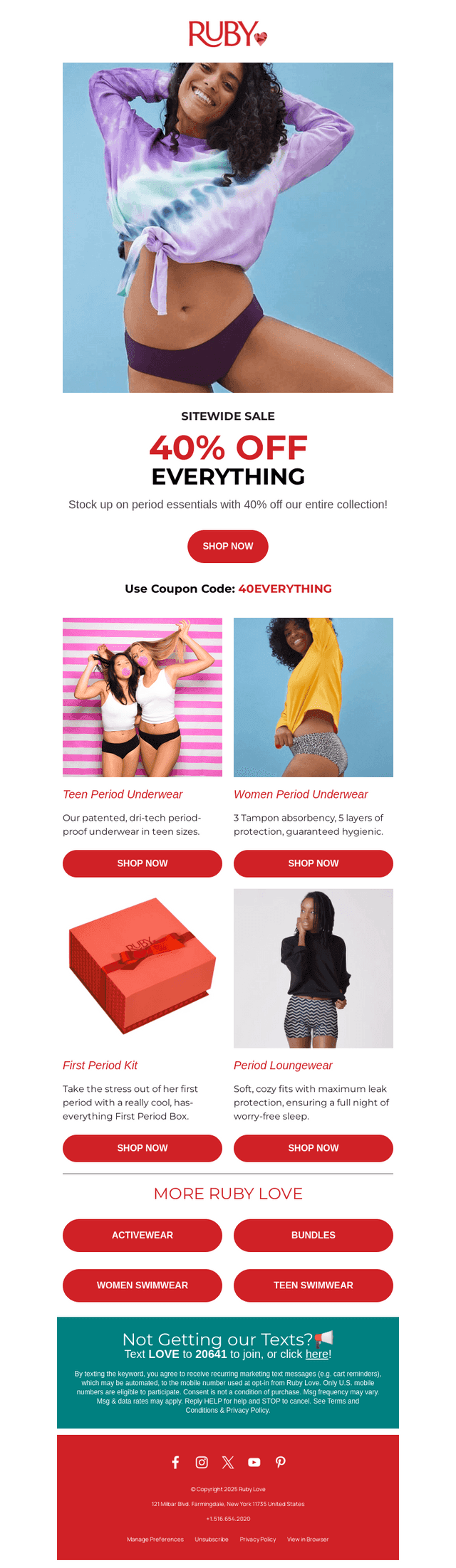 🚨 Final Call:  40% OFF SITEWIDE