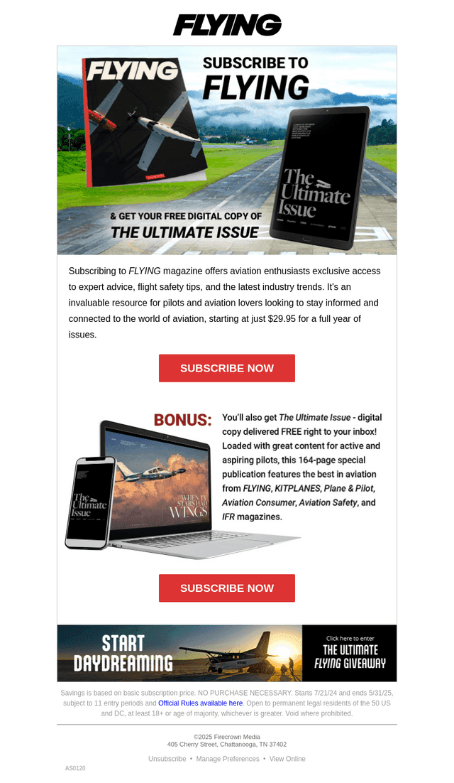 FREE Gift: The Ulimate Issue 🛩️