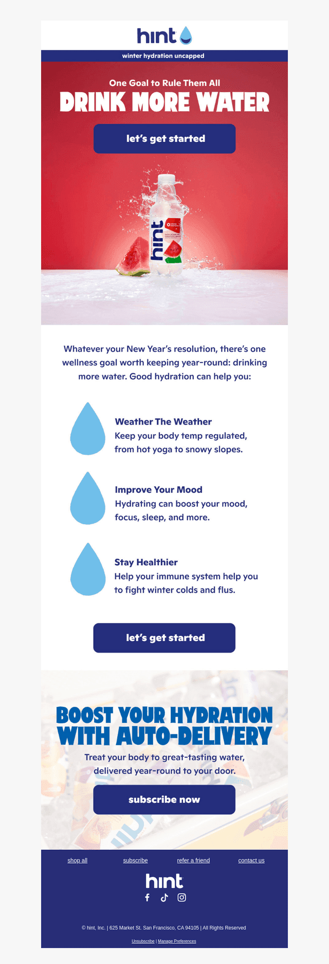 Never too c-c-cold to hydrate 🥶