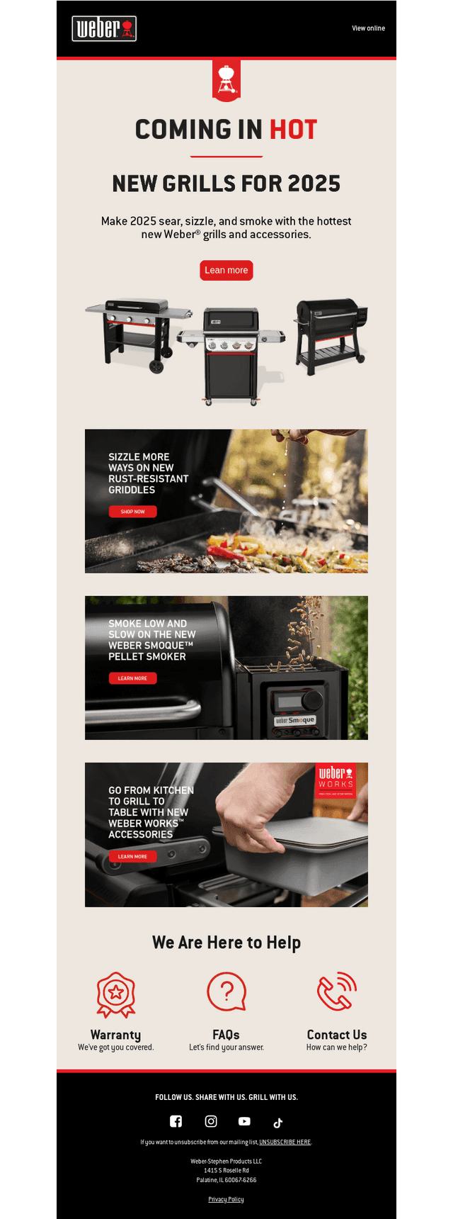 Make 2025 Sear, Sizzle And Smoke With Weber 🔥