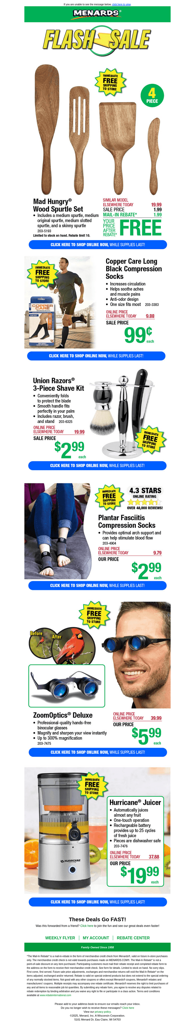 Copper Care Compression Socks ONLY 99¢!