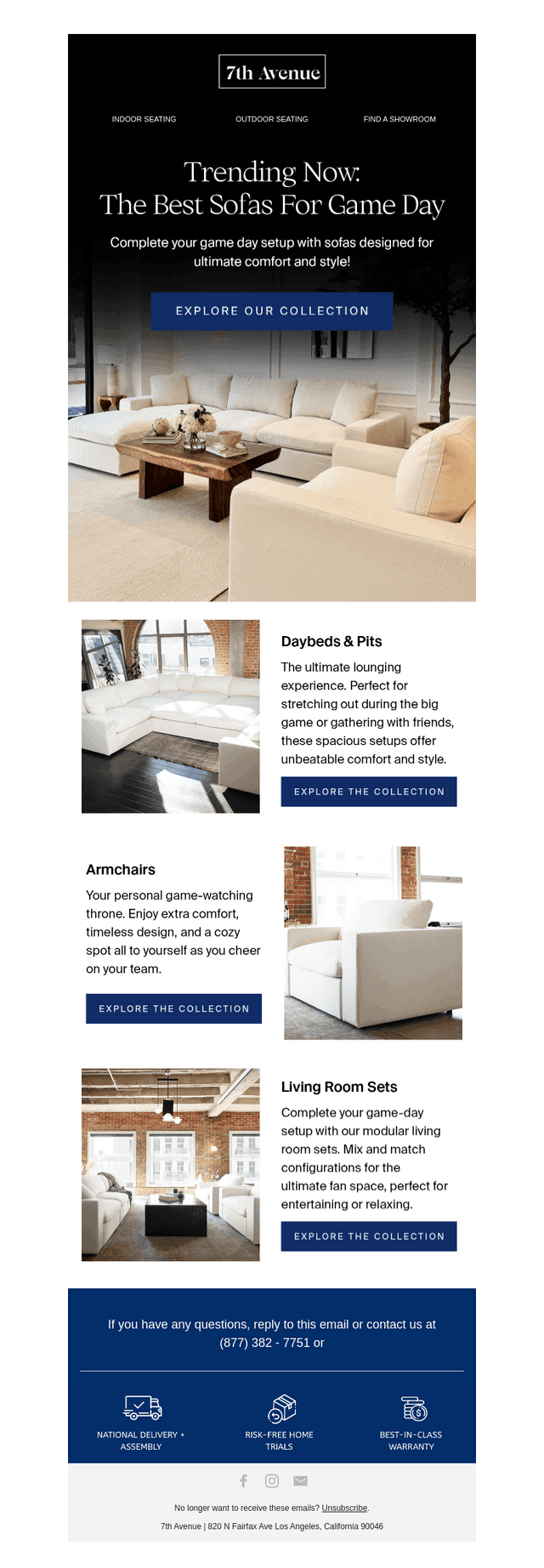 🏈 The best sofas for game day