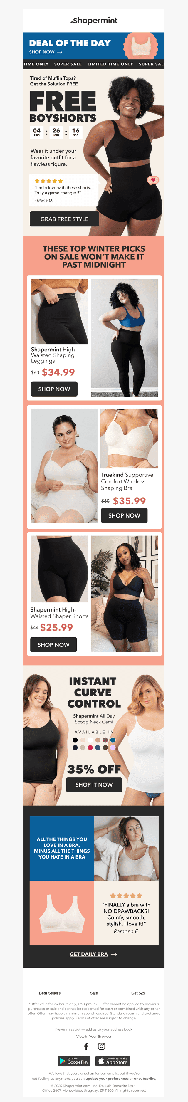 You Have (1) UNCLAIMED Free Boyshort