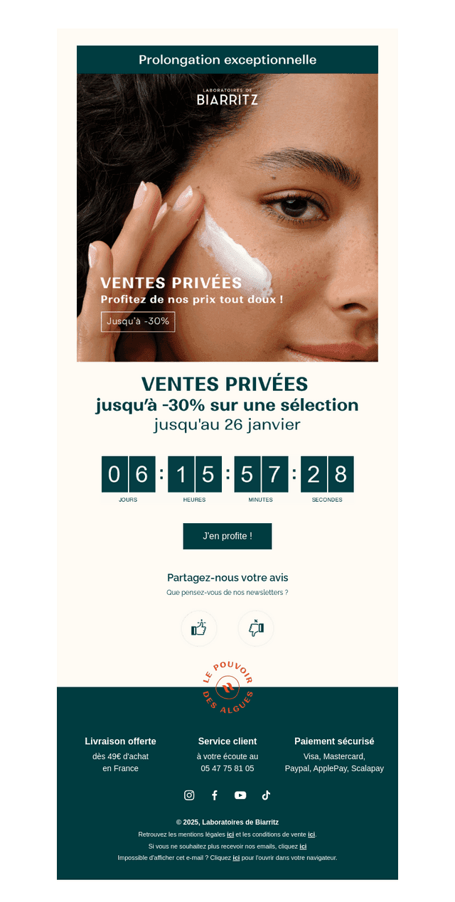 Ventes Privées | Prolongation exceptionnelle 💥