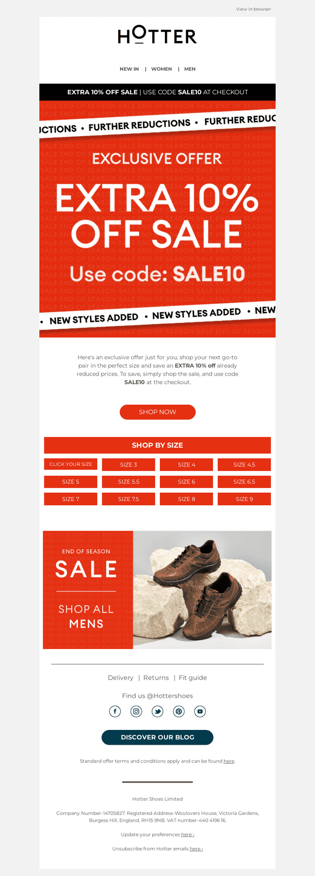 EXCLUSIVE offer | Extra 10% off Sale