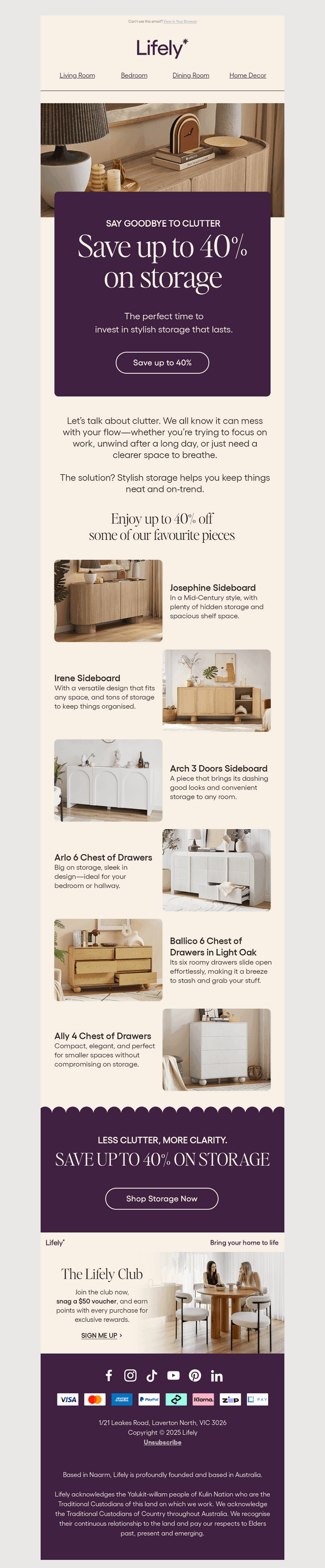 Declutter & save— up to 40% off storage essentials!