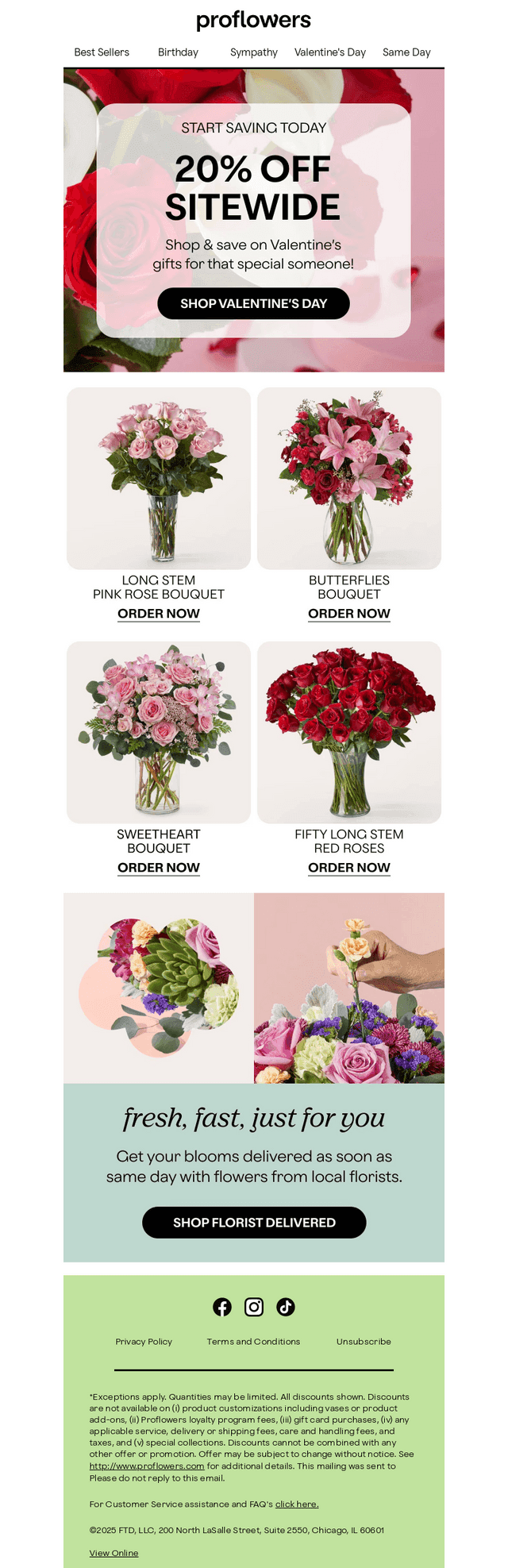 Shop NOW & Save Up to 20% 🌹
