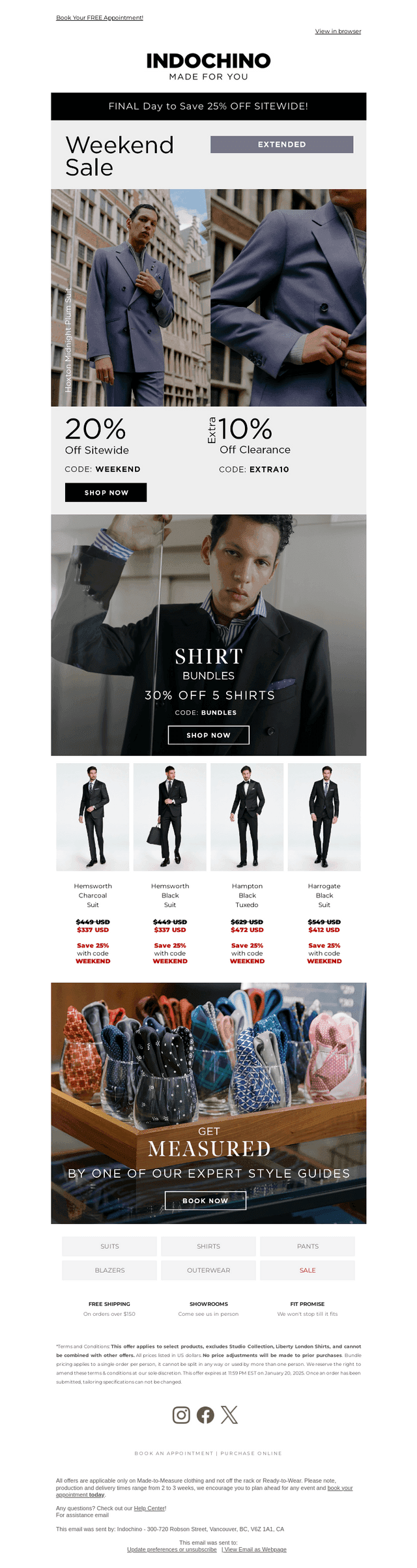 EXTENDED: Sitewide Savings