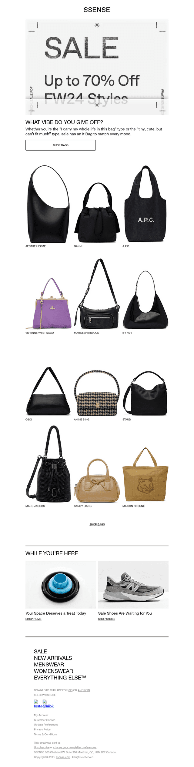 Bags up to 70% Off