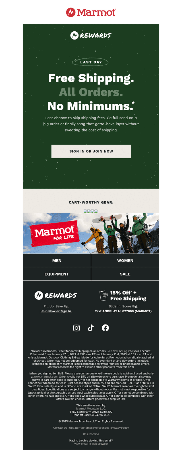 LAST DAY: Free Shipping + No Minimums