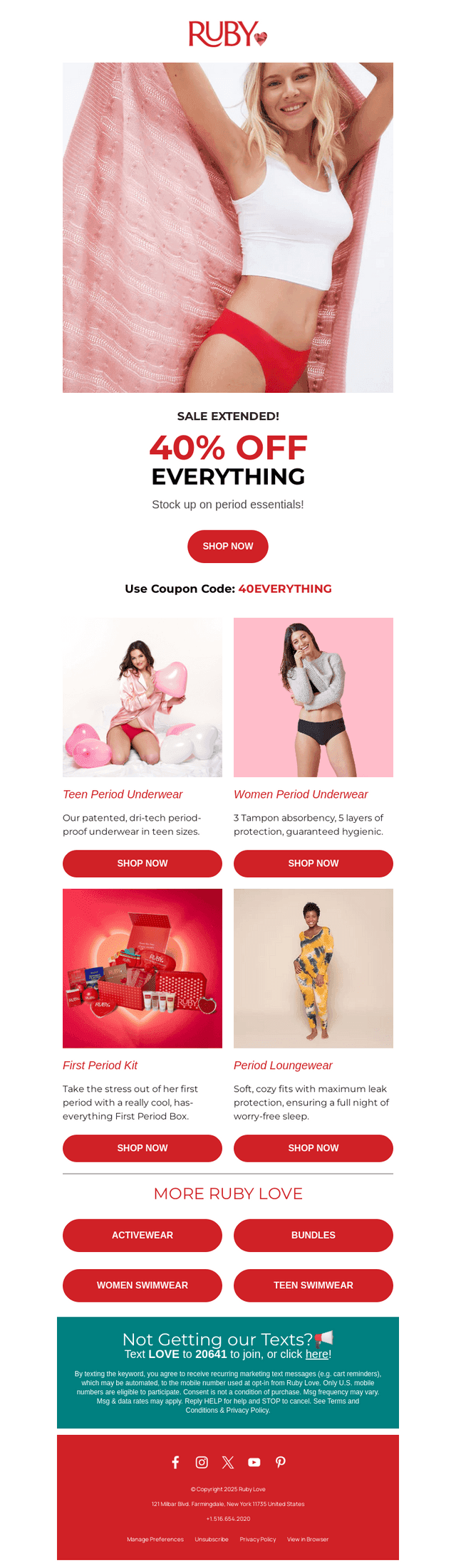 ⏰ EXTENDED today only!  40% OFF SITEWIDE