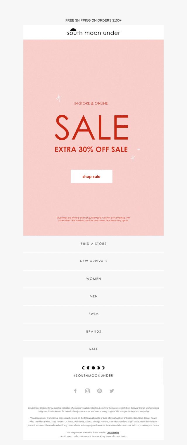 Extra 30% Off Sale 💕
