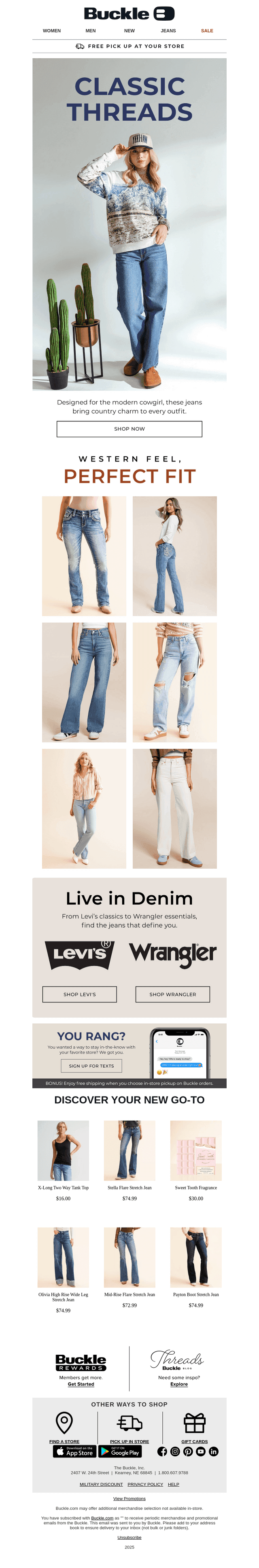 Incoming: Western-Inspired Denim