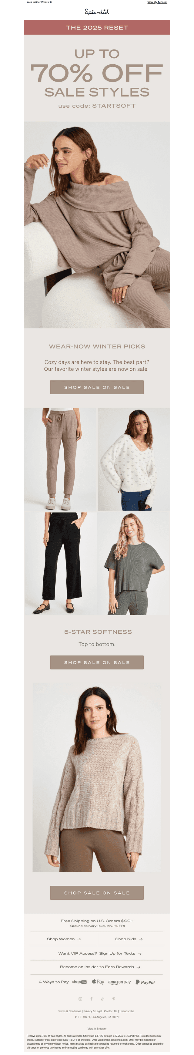 Cozy Sale Edit: Up to 70% Off
