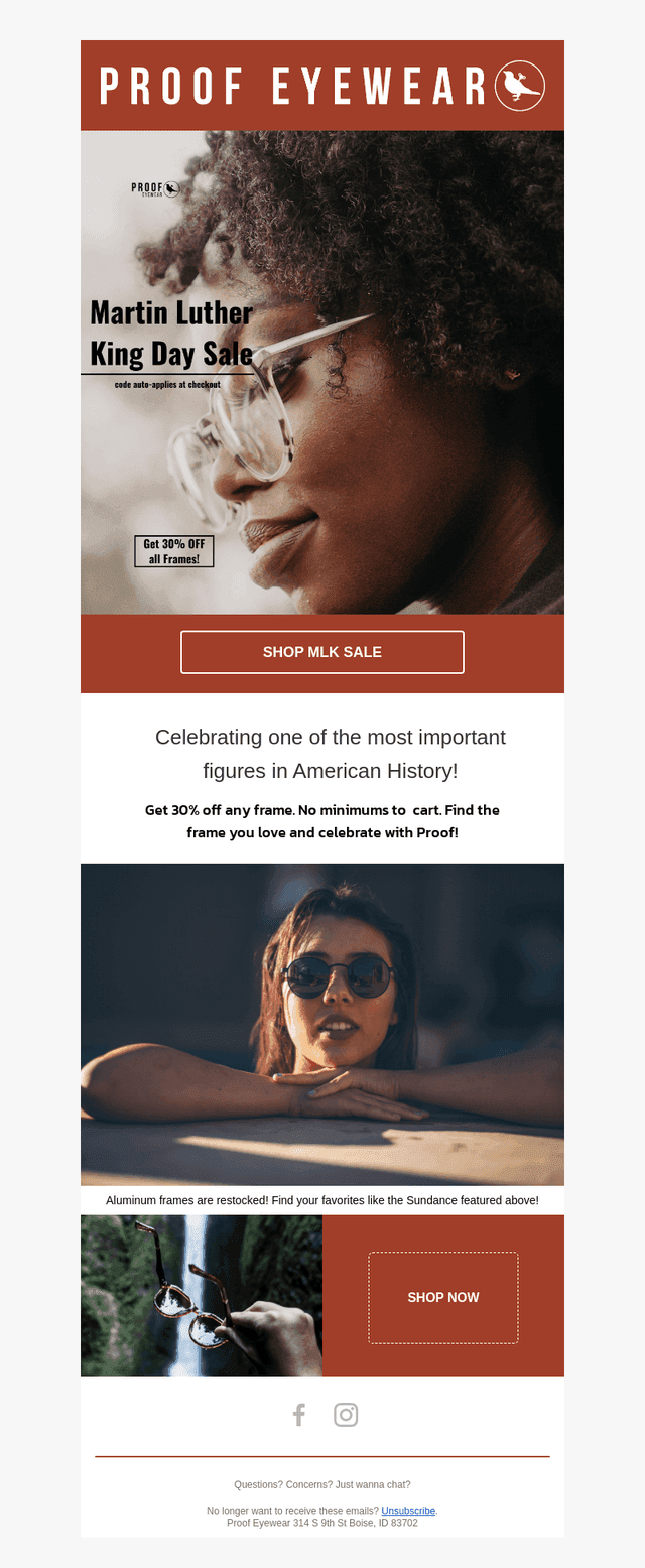 Get 30% off During MLK Day Sale!