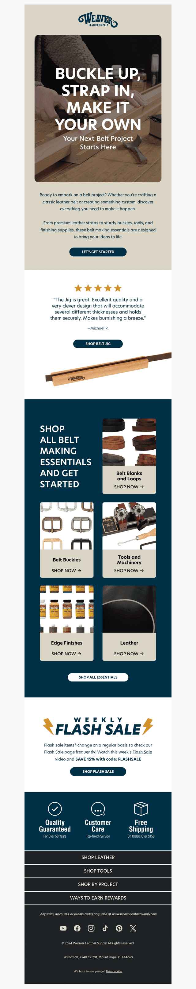 Your Next Belt Making Project