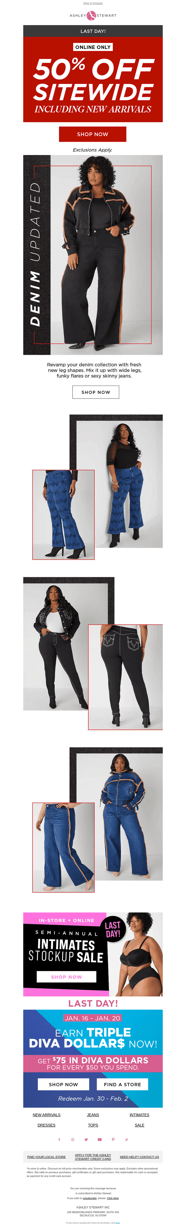 Could your denim collection use an update? 👖