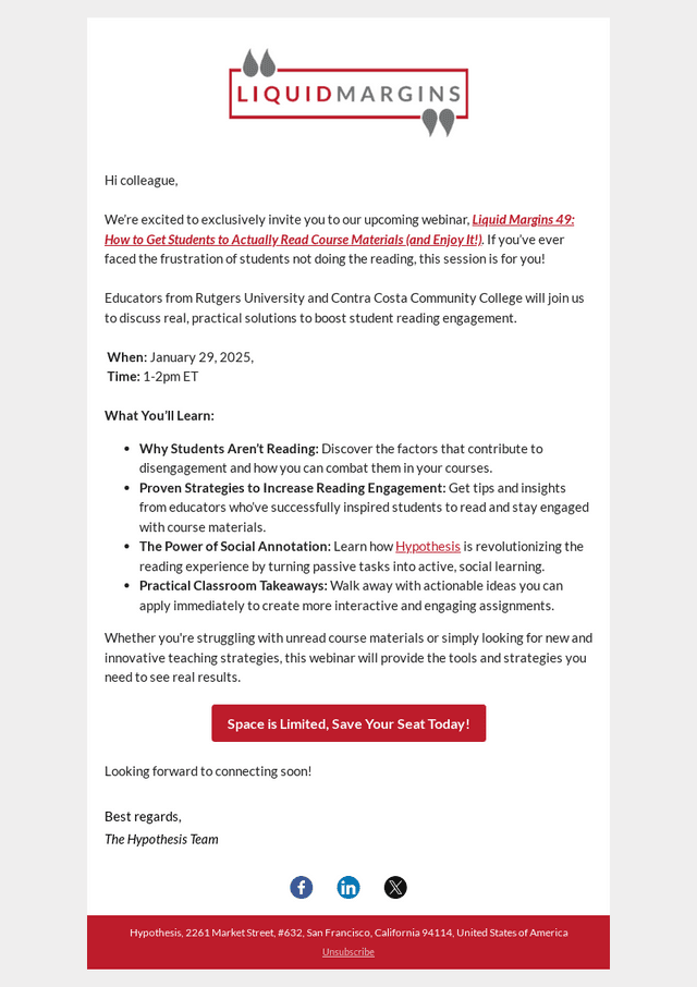 Hypothesis email from Tue, Jan 21, 2025