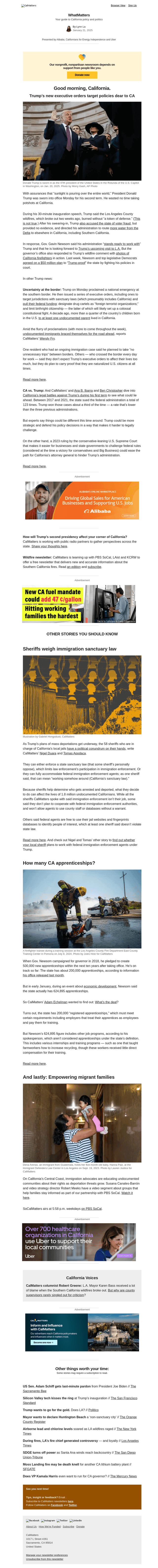 Calm email from Tue, Jan 21, 2025