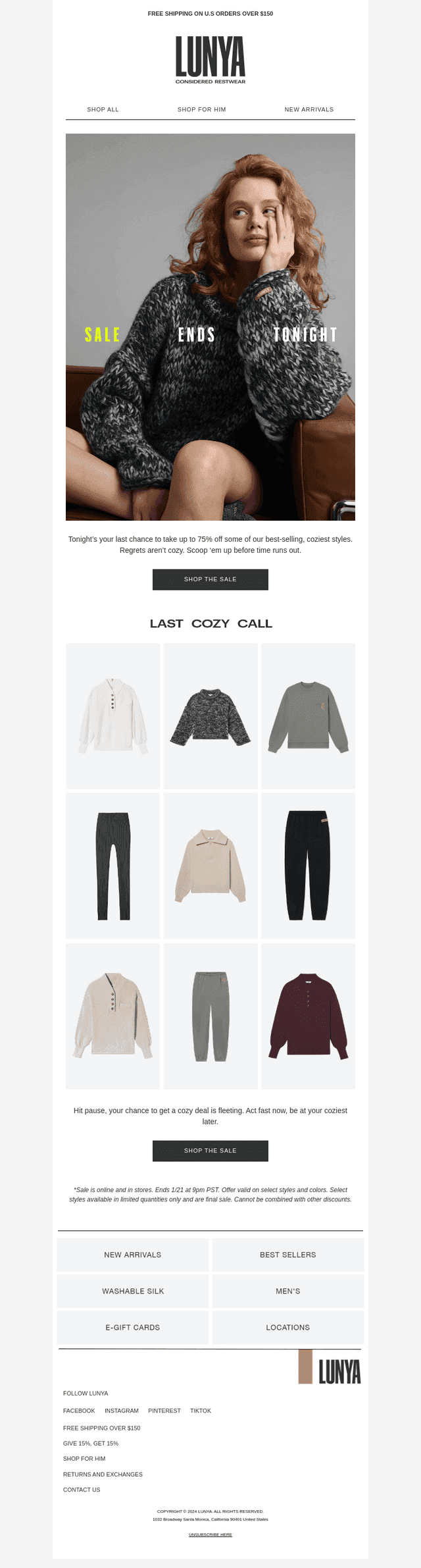 Up to 75% Off ENDS TONIGHT