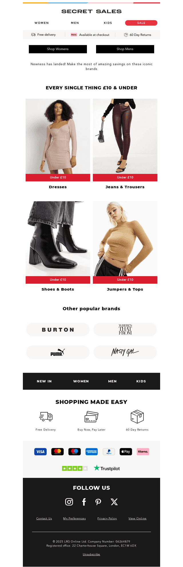 EVERYTHING £10 OR LESS! Topshop, River Island, ASOS