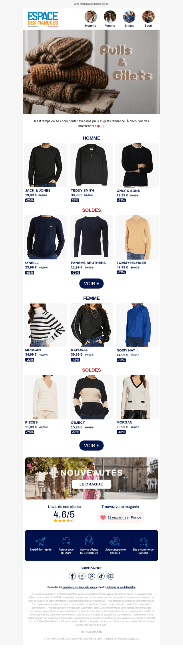Le pull idéal pour cet hiver vous attend ! 🧣