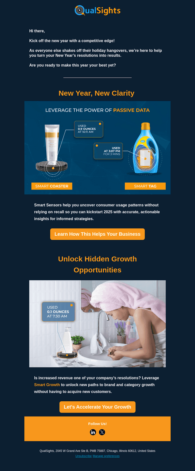 QualSights email from Tue, Jan 21, 2025