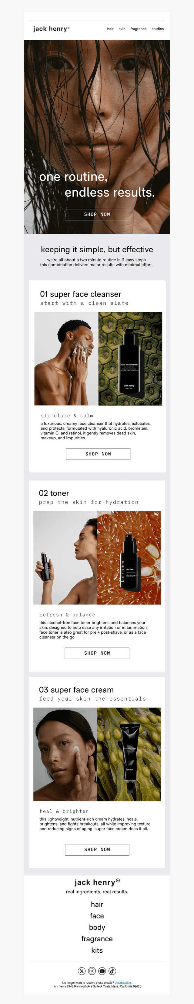 One Routine, Endless Results.