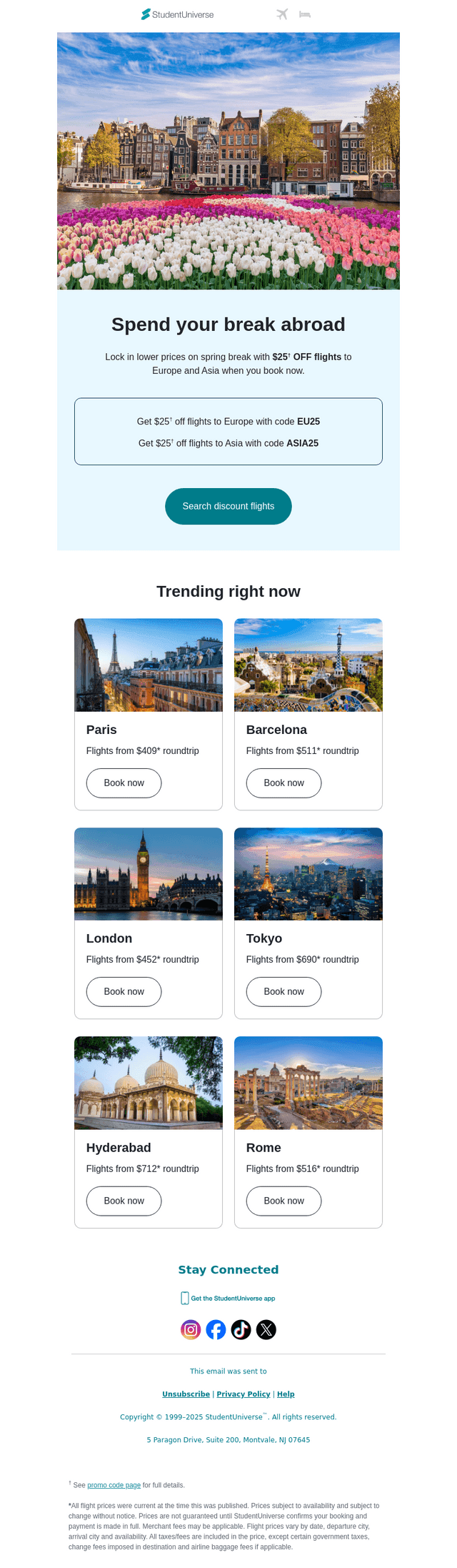 [SALE] Spring break trips for less
